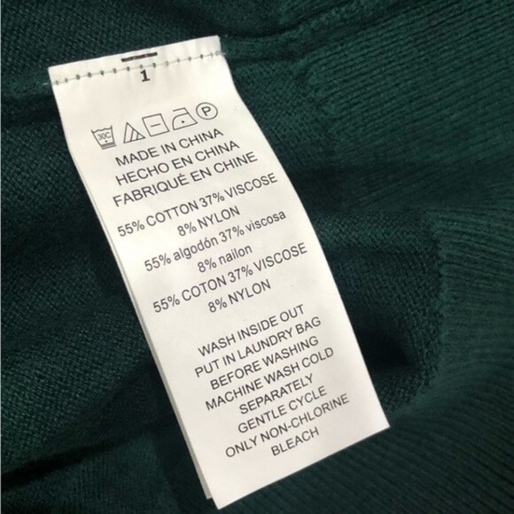 Michael Kors Cold Shoulder Mock Neck Long Sleeve Pullover Sweater Size S - Picture 7 of 7